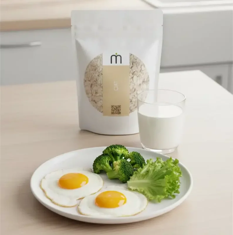 صبحانه با جو پرک شده